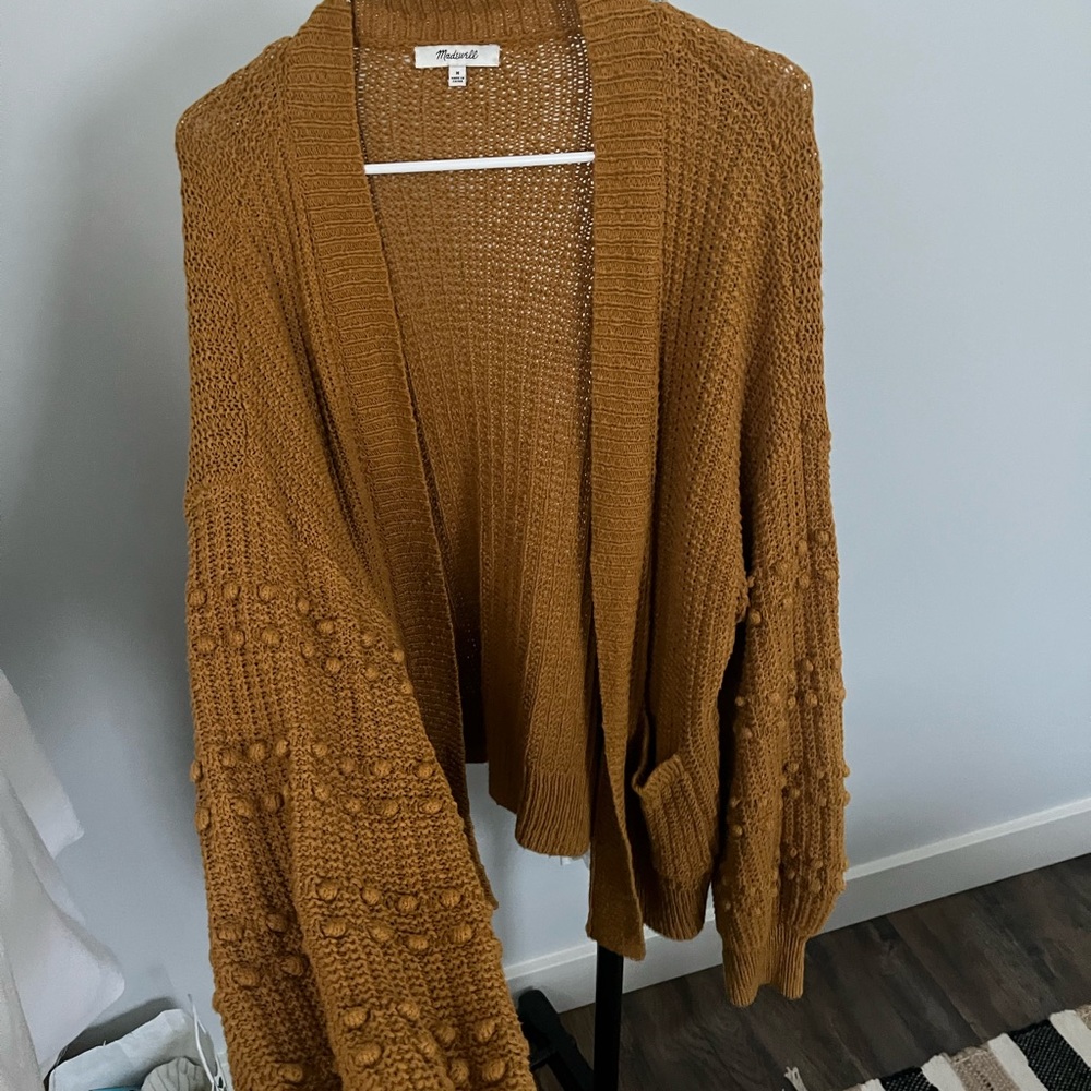 Mustard yellow cardigan